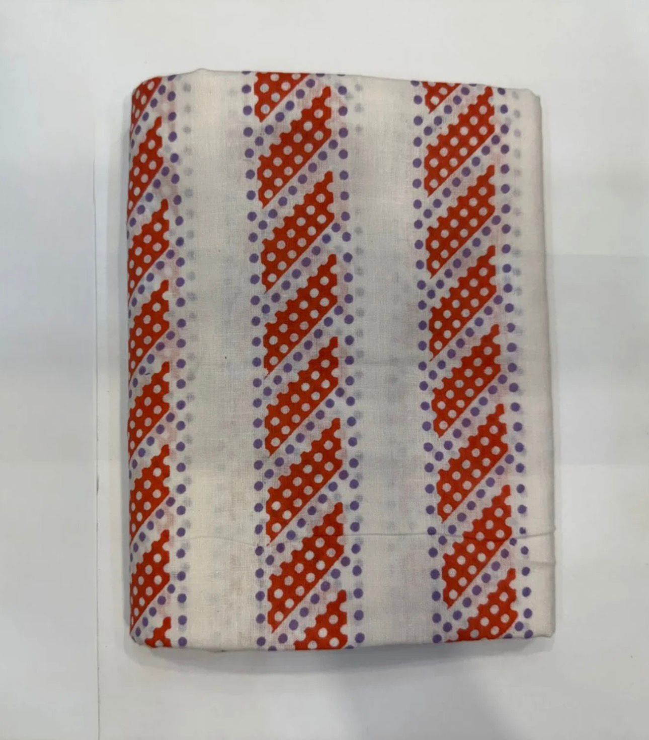 Hand Block Bagru and Sanganeri Printed Cotton 3PC Unstiched Suit With Cotton Dupatta