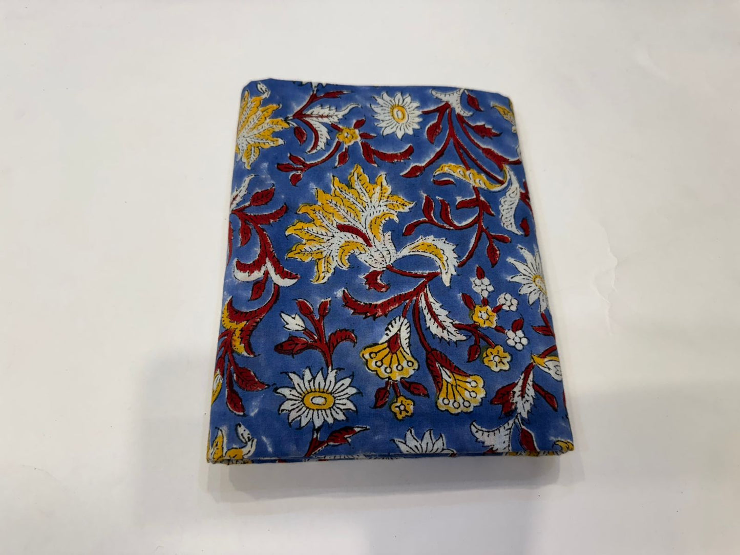 Hand Block Bagru and Sanganeri Printed Cotton 3PC Unstiched Suit With Kota Doriya Dupatta
